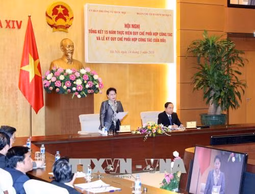 Nâng cao hiệu quả phối hợp giữa UBTV Quốc hội và Đoàn Chủ tịch UBTƯ MTTQ Việt Nam ảnh 1