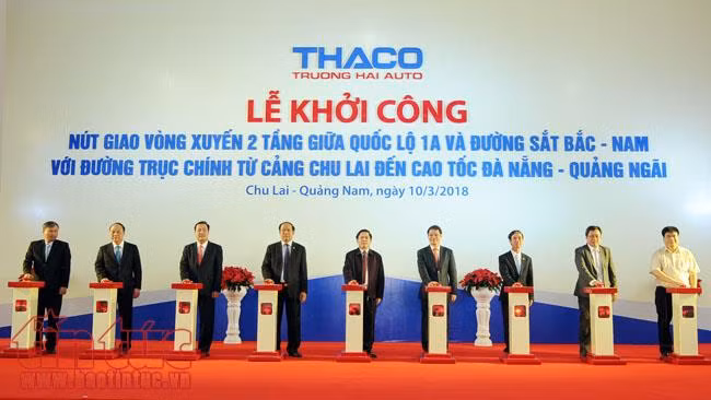 Khởi công nút giao vòng xuyến 2 tầng nối Quốc lộ 1A và đường sắt Bắc - Nam tại Quảng Nam ảnh 3