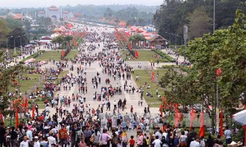 Phân luồng giao thông phục vụ giỗ Tổ Hùng Vương - Lễ hội Đền Hùng ảnh 1