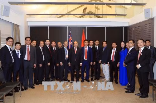 Thủ tướng Nguyễn Xuân Phúc gặp mặt các doanh nhân, trí thức tiêu biểu người Việt tại Australia ảnh 1