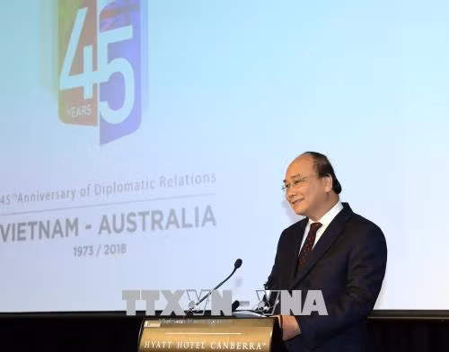 Tiệc tiếp tân trọng thị kỷ niệm 45 năm thiết lập quan hệ Australia - Việt Nam ảnh 2