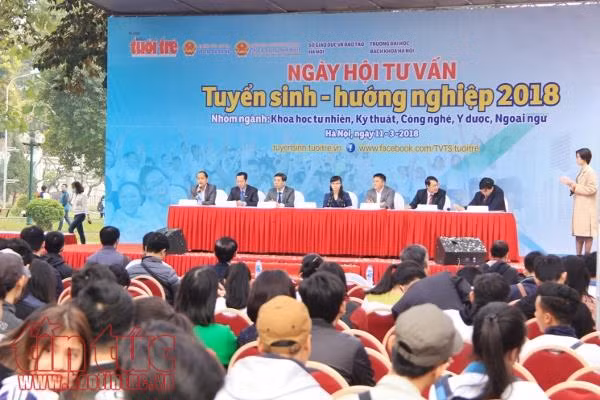Gần 20.000 học sinh tham gia Ngày hội tư vấn tuyển sinh hướng nghiệp 2018 ảnh 1
