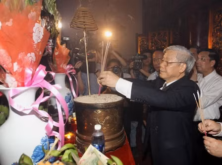 Tổng Bí thư Nguyễn Phú Trọng thăm và làm việc tại Phú Thọ ảnh 1