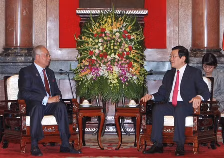  Chủ tịch nước Trương Tấn Sang tiếp Thủ tướng Malaysia ảnh 1