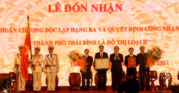 Công nhận thành phố Thái Bình là đô thị loại II ảnh 1