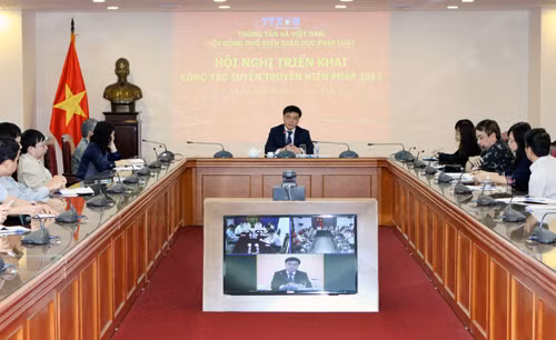 TTXVN tuyên truyền Hiến pháp ảnh 1