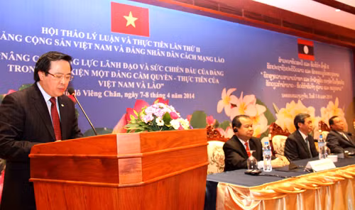 Hội thảo Lý luận Đảng Cộng sản Việt Nam và Đảng NDCM Lào thành công tốt đẹp ảnh 1