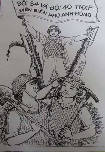 Thanh niên xung phong mở đường thắng lợi - Bài 2: Họa sỹ cổ động chiến trường ảnh 2