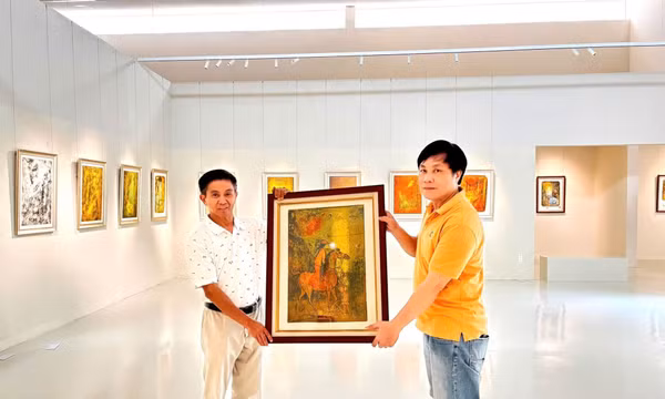 Lần đầu giới thiệu tại Việt Nam bộ tranh đặc biệt của cố họa sĩ Lê Bá Đảng