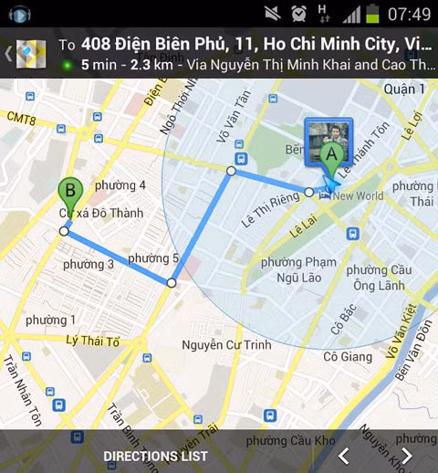 Dịch vụ dẫn đường Google Maps tại VN hoạt động trở lại ảnh 1