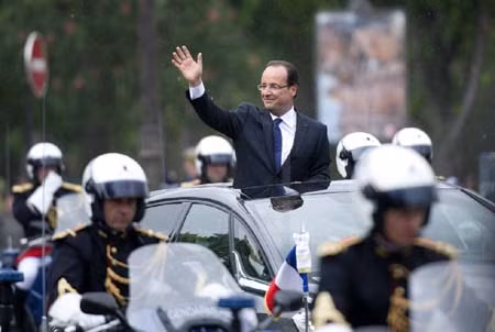 Hình ảnh ông Hollande nhậm chức tổng thống Pháp ảnh 8