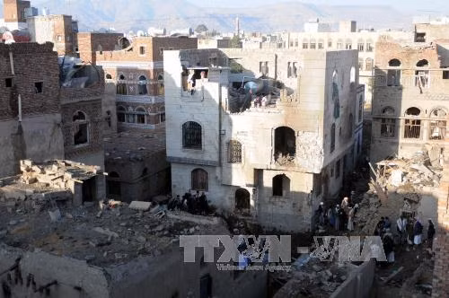  Liên quân Arab tăng cường không kích ở Yemen ảnh 1