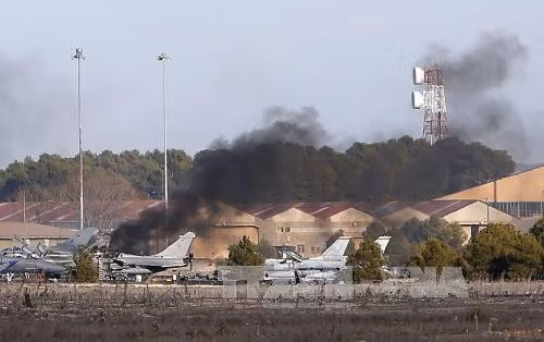 NATO điều tra vụ F-16 rơi tại Tây Ban Nha ảnh 1