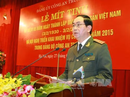 Đảng ủy Công an Trung ương triển khai chương trình công tác 2015 ảnh 1