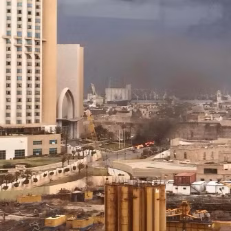 Khách sạn ở thủ đô Tripoli bị tấn công ảnh 1