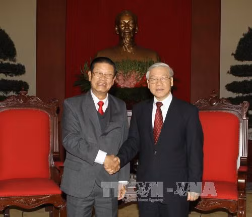 Chủ tịch nước Trương Tấn Sang tiếp Phó Thủ tướng Lào ảnh 1