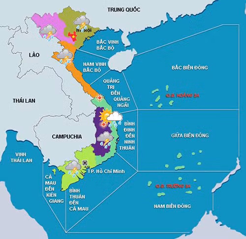 Cảnh báo mưa dông, gió giật ở nhiều khu vực ảnh 1