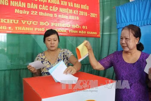 Nhiều địa phương cơ bản hoàn thành công tác bầu cử ảnh 5
