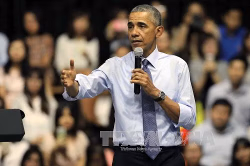 Ông Obama giao lưu với hơn 800 thủ lĩnh trẻ Việt Nam ảnh 1