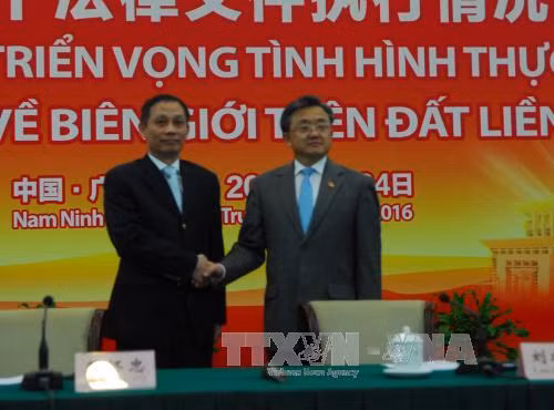 Nâng cao hiệu quả triển khai văn kiện pháp lý về biên giới đất liền Việt-Trung ảnh 1