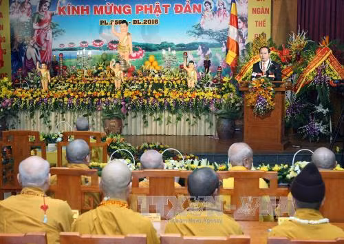 Đại lễ Phật đản Phật lịch 2560: Kêu gọi tăng ni, phật tử bảo vệ môi trường ảnh 2