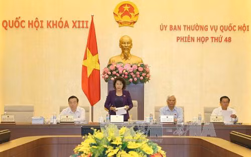 Phiên họp thứ 48 Ủy ban Thường vụ Quốc hội khóa XIII ảnh 1