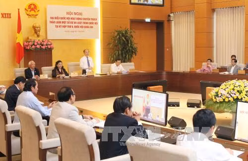 Khai mạc Hội nghị đại biểu Quốc hội chuyên trách ảnh 1
