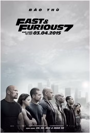 Bom tấn “Fast & Furious 7” đạt doanh thu 109 tỷ đồng tại Việt Nam ảnh 1
