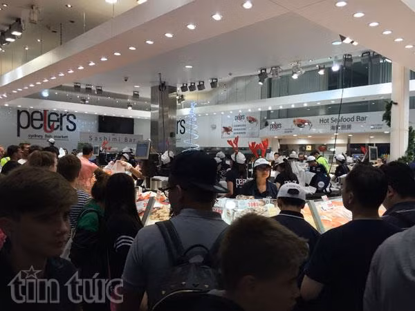 “Cuộc đua marathon” ở Chợ cá Sydney trước đêm Giáng sinh ảnh 8