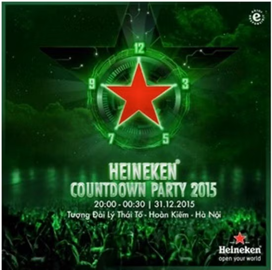 Heineken Countdown Party 2015 sẽ bùng nổ tại tượng đài Lý Thái Tổ ảnh 2