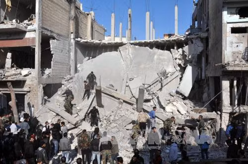 Syria giành lại thị trấn chiến lược tỉnh Homs từ tay IS ảnh 1