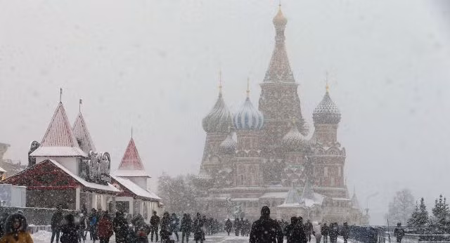 Mùa Đông trở lại Moskva ảnh 1
