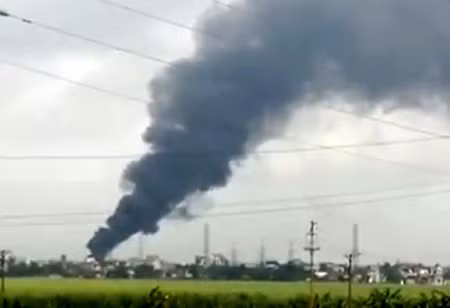 Cháy công ty sản xuất bật lửa gas ảnh 1