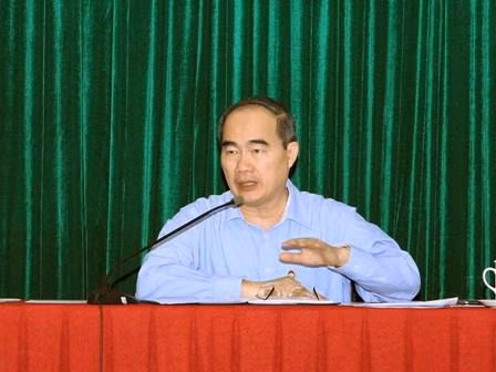 Đồng chí Nguyễn Thiện Nhân thăm, làm việc tại Lý Sơn ảnh 1