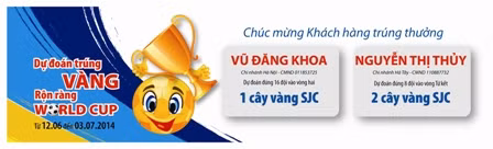 Công bố khách hàng “Dự đoán trúng vàng- Rộn ràng World Cup” ảnh 1