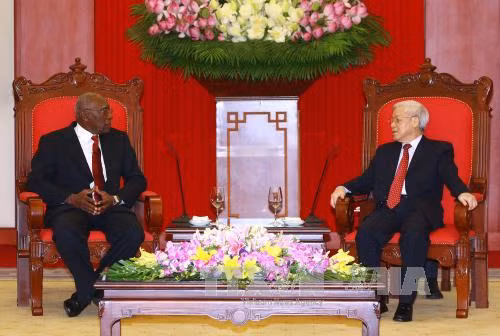 Tổng Bí thư tiếp Đặc phái viên Bí thư thứ nhất ĐCS Cuba ảnh 1