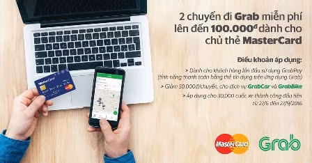 Thanh toán cước TaxiGrab qua thẻ thanh toán quốc tế ảnh 1