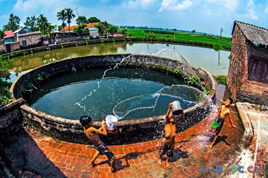 Giếng làng mùa khô khát ảnh 1