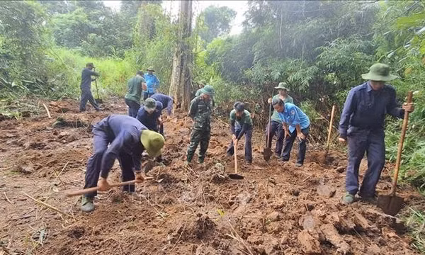 Phát hiện và quy tập thêm nhiều hài cốt liệt sĩ tại An Nhơn Bắc và Ia Dom