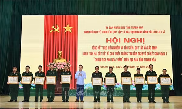 Thanh Hóa đẩy mạnh tìm kiếm, quy tập hài cốt liệt sĩ trong giai đoạn tiếp theo