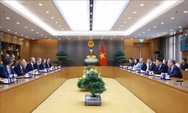 Thủ tướng Lê Minh Hưng tiếp Bộ trưởng Tài chính Luxembourg
