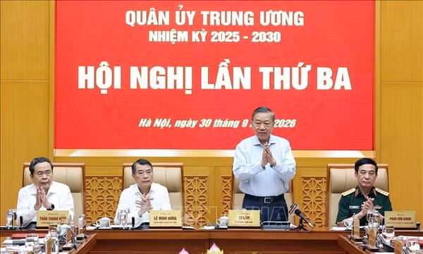 Tổng Bí thư, Chủ tịch nước Tô Lâm chủ trì Hội nghị Quân ủy Trung ương lần thứ Ba nhiệm kỳ 2025 – 2030