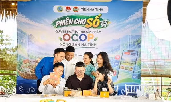 Thúc đẩy tiêu thụ sản phẩm OCOP qua 'Phiên chợ số'