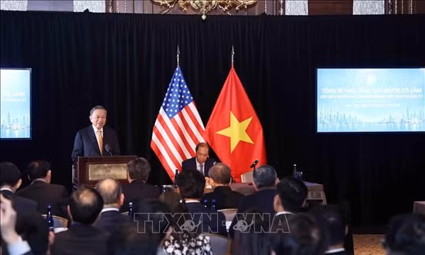 Tổng Bí thư, Chủ tịch nước Tô Lâm gặp gỡ chuyên gia, trí thức người Việt Nam tại Hoa Kỳ
