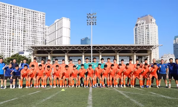 Đội tuyển U15 Việt Nam chuẩn bị tham dự FIFA U15 World Cup & Festival 2026