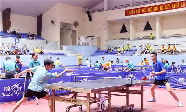 450 vận động viên tranh tài tại Giải vô địch Bóng bàn các CLB quốc gia