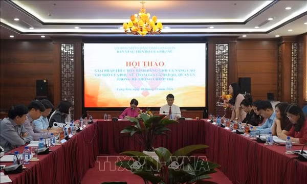 Khẳng định vai trò của phụ nữ trong hệ thống chính trị