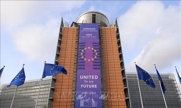 Trụ sở Ủy ban châu Âu tại Brussels, Bỉ. Ảnh: THX/TTXVN