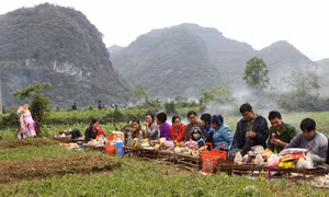 Nét đẹp Tết Thanh minh của người Tày, Nùng Cao Bằng
