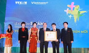 Báo Vietnam Plus đón nhận Huân chương Lao động hạng Ba
